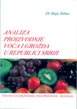 Анализа производње воћа и грожђа у Републици Србији